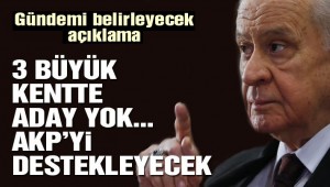 MHP o 3 ilde aday göstermeyecek!