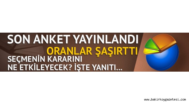 Son anket yayınlandı! Partilerin oranları şaşırttı