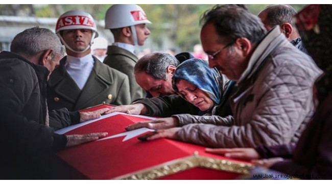 Afrin'de şehit düşen üsteğmen Bakırköy'den uğurlandı