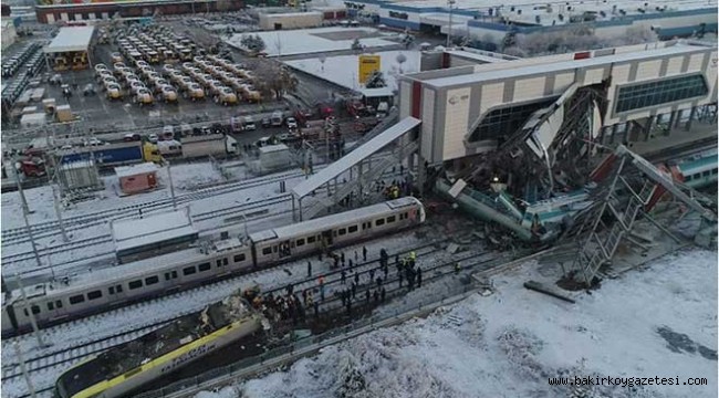 Ankara'da hızlı tren kazası: 7 kişi öldü, 3'ü ağır 46 kişi yaralandı