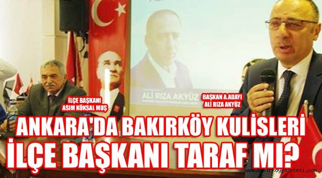 BAKIRKÖY CHP KARIŞTI
