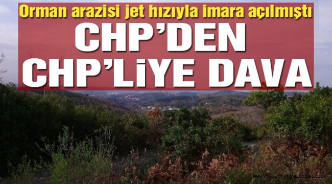 CHP'li CHP'liye dava açıyor