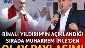 CHP'li Muharrem İnce'den olay yaratacak Binali Yıldırım paylaşımı!