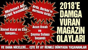 İşte 2018 yılına damga vuran magazin haberleri