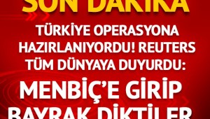 Reuters: YPG Menbiç'ten çekildi, Esad bayrak dikti