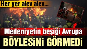 Son dakika… Avrupa yanıyor! Sarı yelekliler yeniden sokaklarda