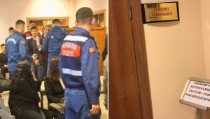 Tutuklu havalimanı işçileri yemekhanede yargılanıyor