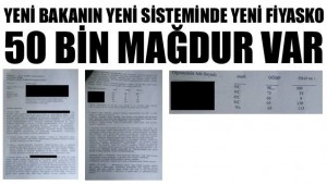 Yeni bakan'ın yeni sisteminde yeni fiyasko 50 Bin öğrenci mağdur