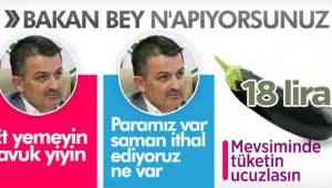 Tarım Bakanı Pakdemirli'nin zamlara çözüm önerisi