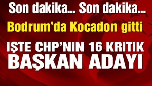 CHP'de 16 aday daha açıklandı