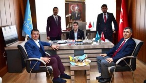 EKREM İMAMOĞLU İYİ PARTİ İL BAŞKANLIĞINI ZİYARET ETTİ