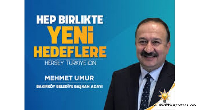 Bakırköy Belediye Başkan Adayı Umur Projelerini Açıklayacak