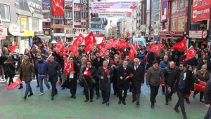 BAKIRKÖYDE CUMHUR İTTİFAKI YÜRÜYÜŞÜ