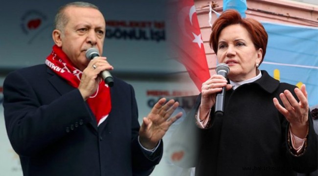 Erdoğan'dan Meral Akşener'e suç duyurusu