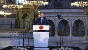 Erdoğan'ın Ayasofya'ya yönelik sözleri olay oldu: Bu Atatürk zamanında bile olmamıştı