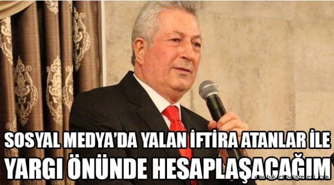 RECAİ DELİBAŞ "YARGI ÖNÜNDE HERKESLE HESAPLAŞACAĞIM"