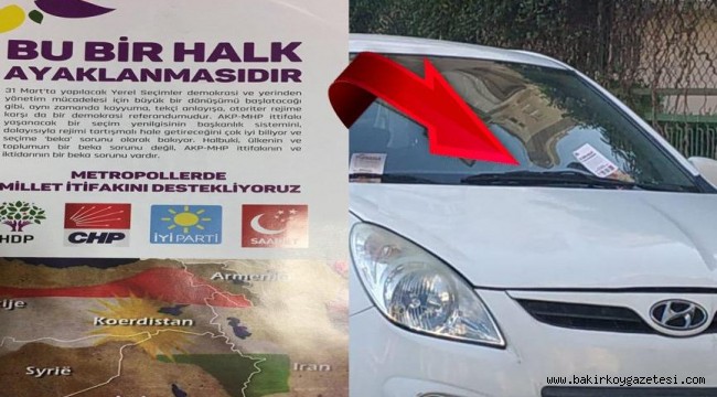 Sahte propaganda... HDP afişinde CHP logosu!