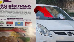 Sahte propaganda... HDP afişinde CHP logosu!