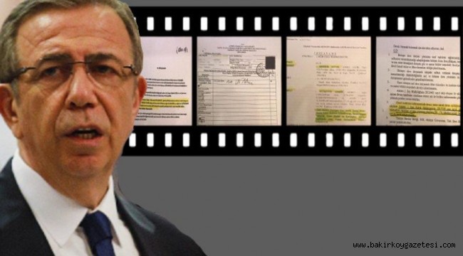 Son dakika… İşte Mansur Yavaş'ın açıkladığı o belgeler…