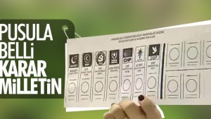 Yerel seçimde kullanılacak oy pusulası