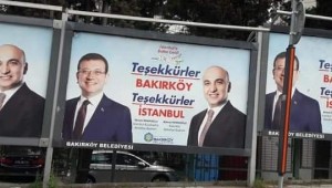 BAKIRKÖY'DE BAŞKAN DR. KERİMOĞLUNDAN TEŞEKKÜR PANKARTLARI