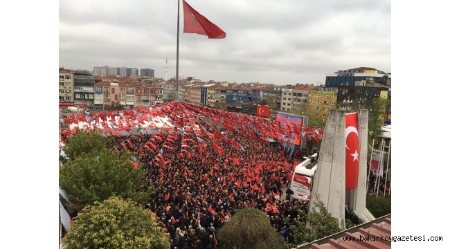 Bakırköy'de Ekrem İmamoğlu coşkusu