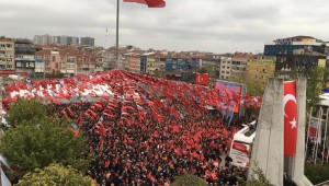Bakırköy'de Ekrem İmamoğlu coşkusu