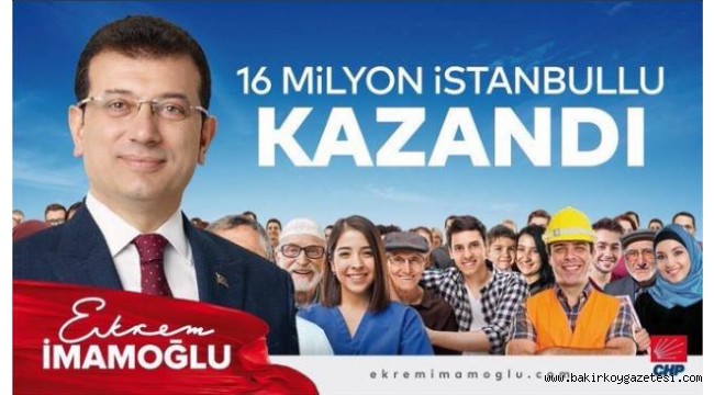 CHP'Lİ EKREM İMAMOĞLU İSTANBUL BELEDİYE BAŞKANI OLDU!
