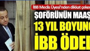 CHP 'li Nadir Ataman , AKP 'li Egemen Bağış'a şöför İBB 'den