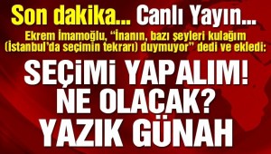 Ekrem İmamoğlu: İşin suyunu çıkarmasınlar...