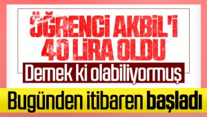 Teşekkürler İmamoğlu ! 40 lira öğrenci aylık akbil uygulaması başladı