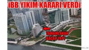 BAKIRKÖY ATAKÖY SAHİLİNDE AKP GÖZ YUMDU ! KAÇAK OTEL BİTTİ.