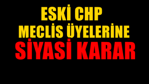 ESKİ MECLİS ÜYELERİNE ZİMMET ŞOKU!