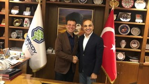 EKREM İMAMOĞLU'NDAN BAŞKAN KERİMOĞLU'NA SÜPRİZ ZİYARET