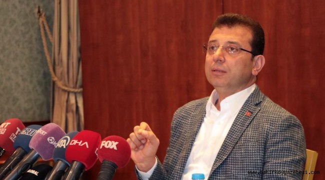 Ekrem İmamoğlu: Yeni bir müjdeyi vermek istiyorum