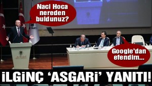 Erdoğan'ın sorusuna ilginç yanıt: Google'dan bulduk