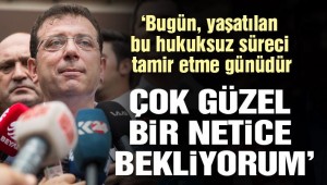 İmamoğlu izdiham altında oyunu kullandı