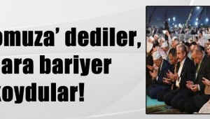 YUH YANİ CAMİİ'DE BİLE PROTOKOL!