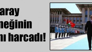 AKP Genel Başkanı Saray ödeneğinin iki katını harcadı!