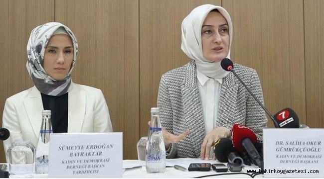 AKP'lilerin hedefindeki Sümeyye Erdoğan kameraların karşısına geçti