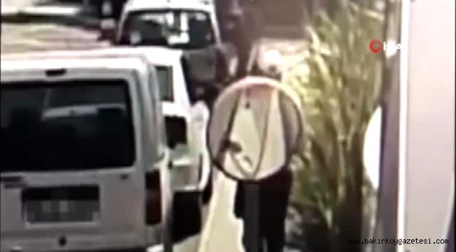 Bakırköy'de Dominik uyruklu hırsız kamerada