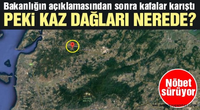 Kaz Dağları'ndaki doğa katlimına karşı nöbet sürüyor