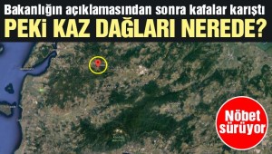 Kaz Dağları'ndaki doğa katlimına karşı nöbet sürüyor