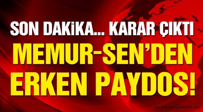 Memur-Sen'den eylem kararı