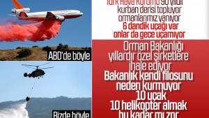 Orman yangınlarında uçak neden kullanılmıyor tartışması