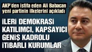 Son dakika… Ali Babacan: Çalışmalara başladık