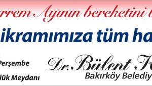 BAKIRKÖY MEYDANINDA AŞURE'YE DAVET!