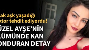 Evli doktor tehdit ediyordu!