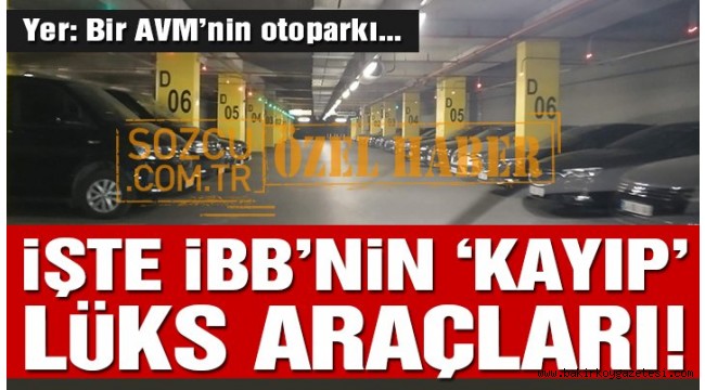 İBB'nin lüks makam araçları Mrmara Form AVM otoparkından çıktı