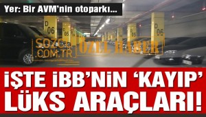İBB'nin lüks makam araçları Mrmara Form AVM otoparkından çıktı